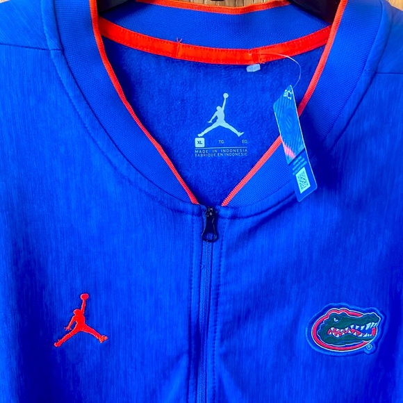 NWT Florida Gators Nike Jumpman Fleece Lined Quarter-Zip Sz XL - Picture 2 of 4